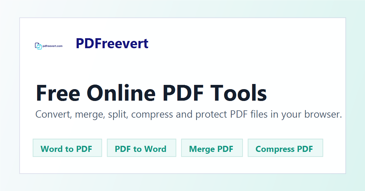 Free Online PDF Tools: Convert, Merge & Compress